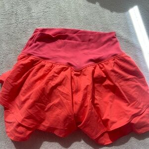 Aerie Bright Red Athletic Shorts